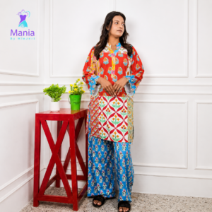 Floral Fusion // Soft Thai Silk Fabric // Co Ord’s 2PCS Set