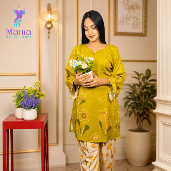 Sage Sand // Soft Thai Silk Fabric // Co Ord’s 2PCS Set