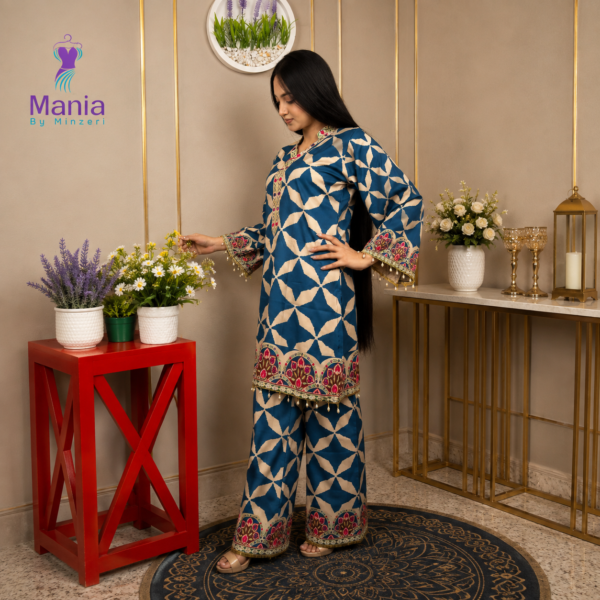 Bloom Burst // Soft Thai Silk Fabric // Co Ord’s 2PCS Set