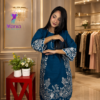 Blue Charm // Soft U-Cut Slub Cotton Fabric // Co-Ord’s 2PCS Set